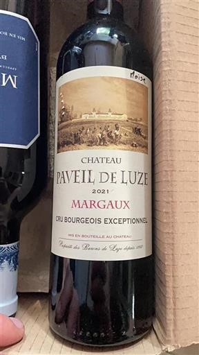 Bordeaux Margaux Cru Bourgeois Exceptionnel Paveil De Luze 2021