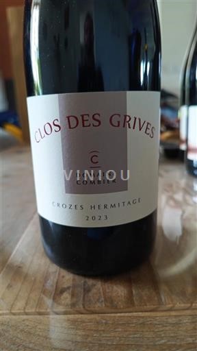 Rhônevallei Crozes-hermitage Domaine Combier Clos des Grives 2023