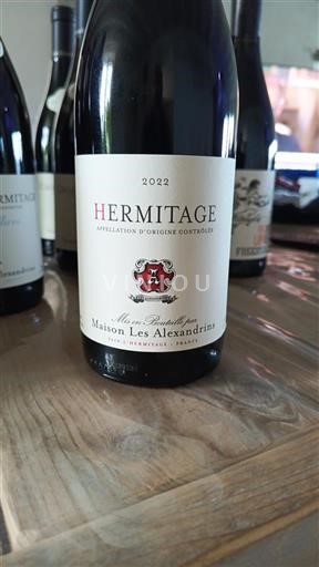 Vin Rouge sec Maison les Alexandrins 2022 France Vallée du Rhône Hermitage