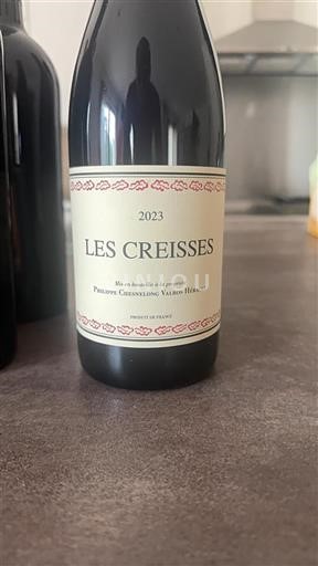 Vin Rouge sec Les Creisses 2023 France Languedoc
