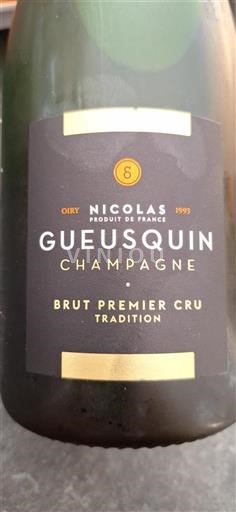 Champaña Champán Premier Cru Nicolas Gueusquin Tradition Sin añada