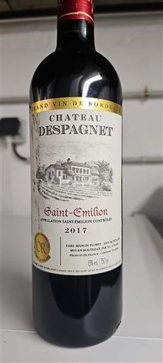 Bordeaux Saint-Émilion Château Despagnet 2017