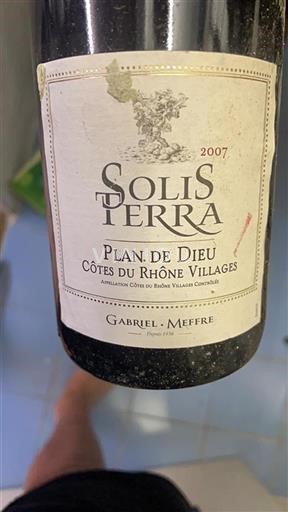 Valle del Rodano Côtes-du-rhône-villages Gabriel Meffre Solis Terra 2007