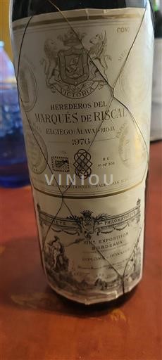 La Rioja Rioja Herederos Del Marqués De Riscal 1976