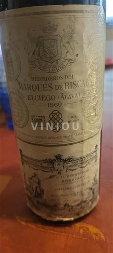 La Rioja Rioja Marques De Riscal 1969