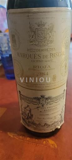 La Rioja Rioja Marques De Riscal 1984