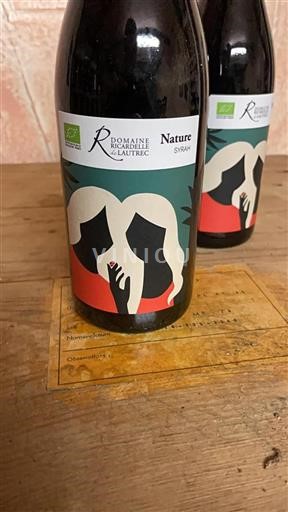 Languedoc et Roussillon Pays d'oc Domaine Ricardelle De Lautrec Nature Syrah 2023