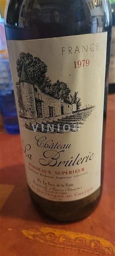 Burdeos Bordeaux superior Château La Brûlerie 1979
