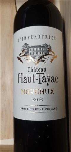 Bordeaux Margaux Château Hauttayac L'Impératrice 2016