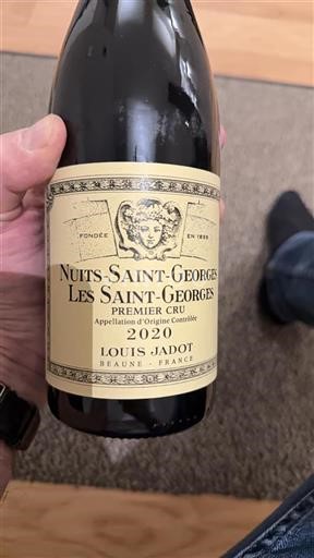Burgundy Nuits-Saint-Georges Premier Cru Domaine Louis Jadot Les Saint-Georges 2020
