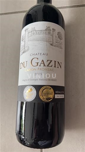 Bordeaux Canon-Fronsac Château Gazin 2015