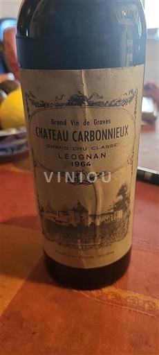 Bordéus Pessac-Léognan Grand Cru Château Carbonnieux 1964