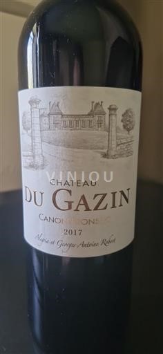 Bordeaux Canon-Fronsac Château Gazin 2017
