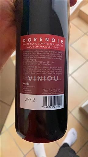 Schaffhausen Schaffhausen D.O.P. Strada Weinkellerei Dorenoir 2019