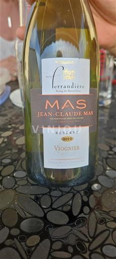 Languedoc-Roussillon Pays d'Oc Ferrandière Mas Jean-Claude Mas 2022