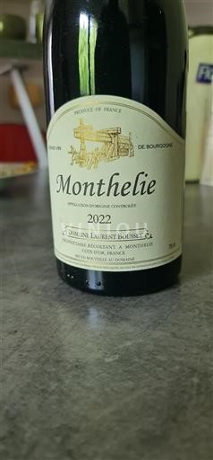 Bourgogne Monthélie Domaine Laurent Boussey 2022