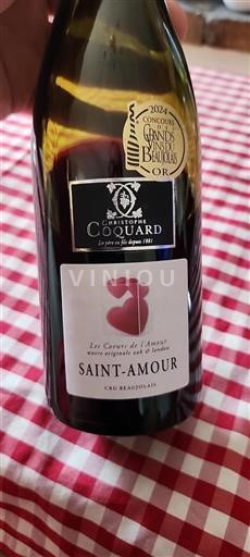 Beaujolais Saint-Amour Christophe Coquard Les Coeurs de l'Amour Icke årgångsbetecknad