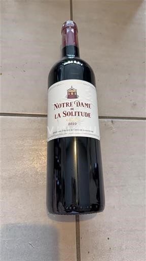 Bordeaux Graves Domaine Chevalier Notre Dame de la Solitude 2020