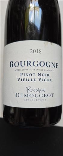 Burgundsko Rodolphe Demougeot Vieille Vigne 2018