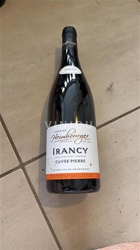 Burgundsko Irancy Domaine Heimbourger Pierre 2017