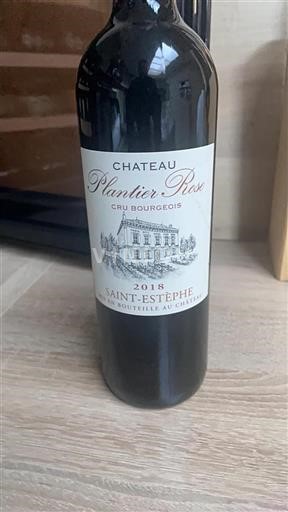 Bordeaux Saint-Estèphe Cru Bourgeois Château Plantier Rose 2018