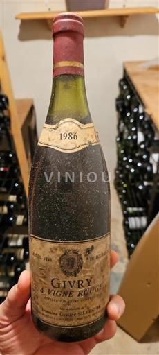 Borgogna Givry Domaine Gustave Silvestre À Vigne Rouge 1986