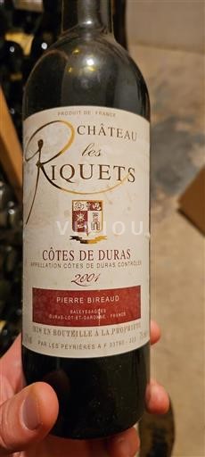 Sud-Ouest Côtes-de-duras Château Les Riquets 2001