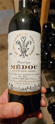 Bordéus Médoc Prestige 1989