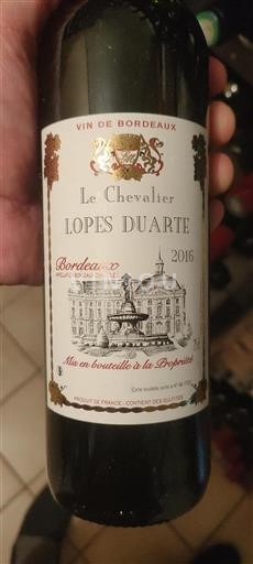 Bordeaux Le Chevalier Lopes Duarte 2016