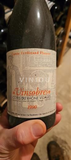 Rhône Valley Côtes du Rhône Villages La Vinsobraise Ferdinand Flouret 1990