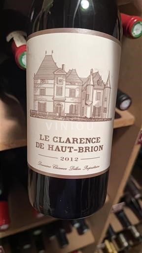 Burdeos Pessac-Léognan Château Hautbrion Le Clarence de Haut-Brion 2012