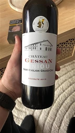 Bordeaux Saint-Émilion Grand Cru Grand Cru Château Gessan 2015