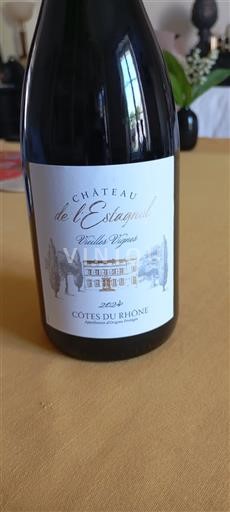 Rhônedalen Côtes du Rhône Château L'estagnol Vieilles Vignes 2022