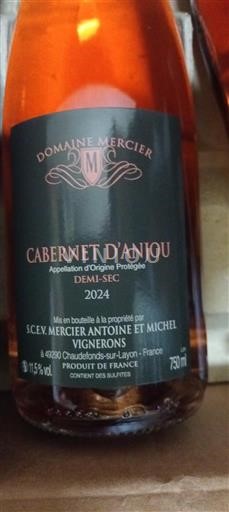 Valle della Loira Cabernet d'Anjou Domaine Mercier 2024