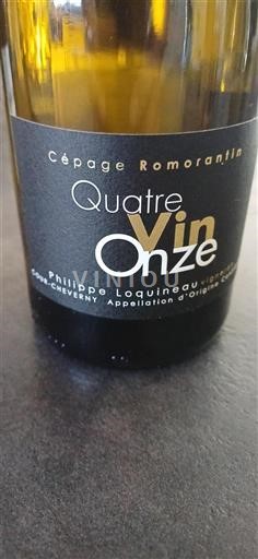 Údolí Loiry Cour-cheverny Philippe Loquineau Quatre Vin Onze Neročník