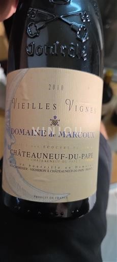 Údolí Rhôny Châteauneuf-du-Pape Domaine Marcoux Vieilles Vignes 2010