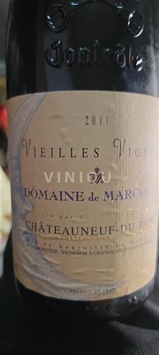 Valle del Rodano Châteauneuf-du-Pape Domaine Marcoux Vieilles Vignes 2011