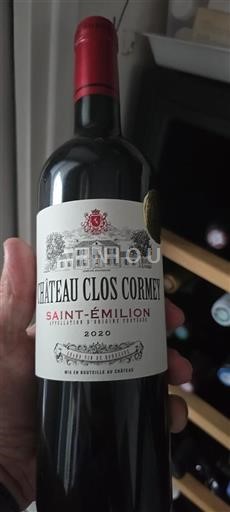 Bordeaux Saint-Émilion Château Clos Cormey 2020