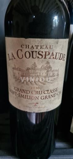 Bordeaux Saint-Émilion Grand Cru Grand Cru Château La Couspaude 2010