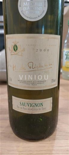 Languedoc Ospecificerad H. De Richemer Sauvignon 2000