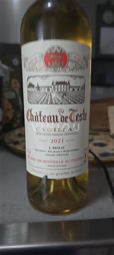 Bordeaux Cadillac Château Teste 2021