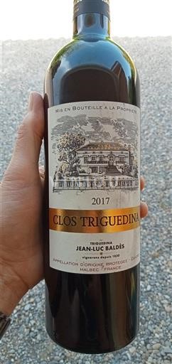 Jihozápad Cahors Clos Triguedina 2017