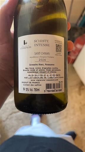 Languedoc Saint-Chinian Vignerons De Cessenon Schiste Intense 2024