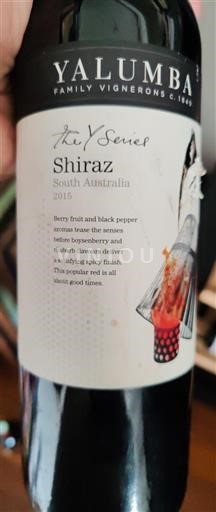 Australia Meridionale Non specificato Yalumba The Y Series 2015