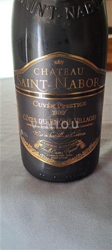 Valle del Ródano Côtes del Ródano Pueblos Château Saintnabor Prestige 2017