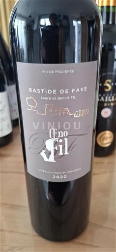 Provence Coteaux Varois en Provence Bastide De Fave Oenofil 2020