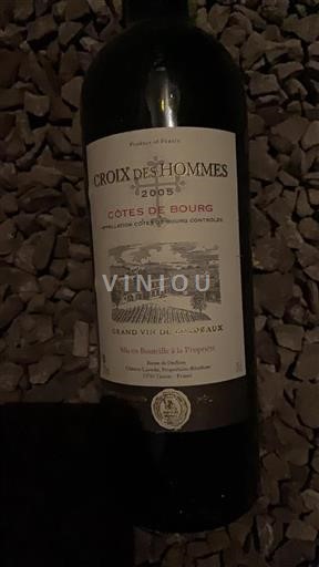 Bordeaux Côtes-de-bourg Croix Des Hommes 2005