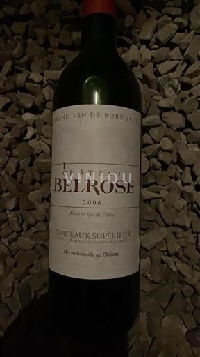 Bordeaux Bordeaux superiore Château Belrose 2006