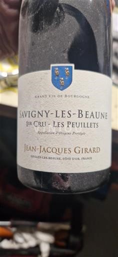 Bourgogne Savigny-lès-beaune Premier Cru Jeanjacques Girard Les Peuillets 2017