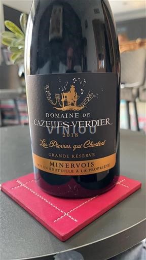 Languedoc Minervois Cazellesverdier Les Pierres qui Chantent - Grande Réserve 2018